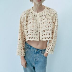 Zara flower blouse